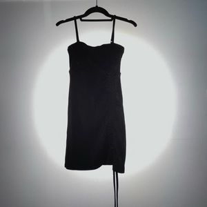 Cute mini black party dress